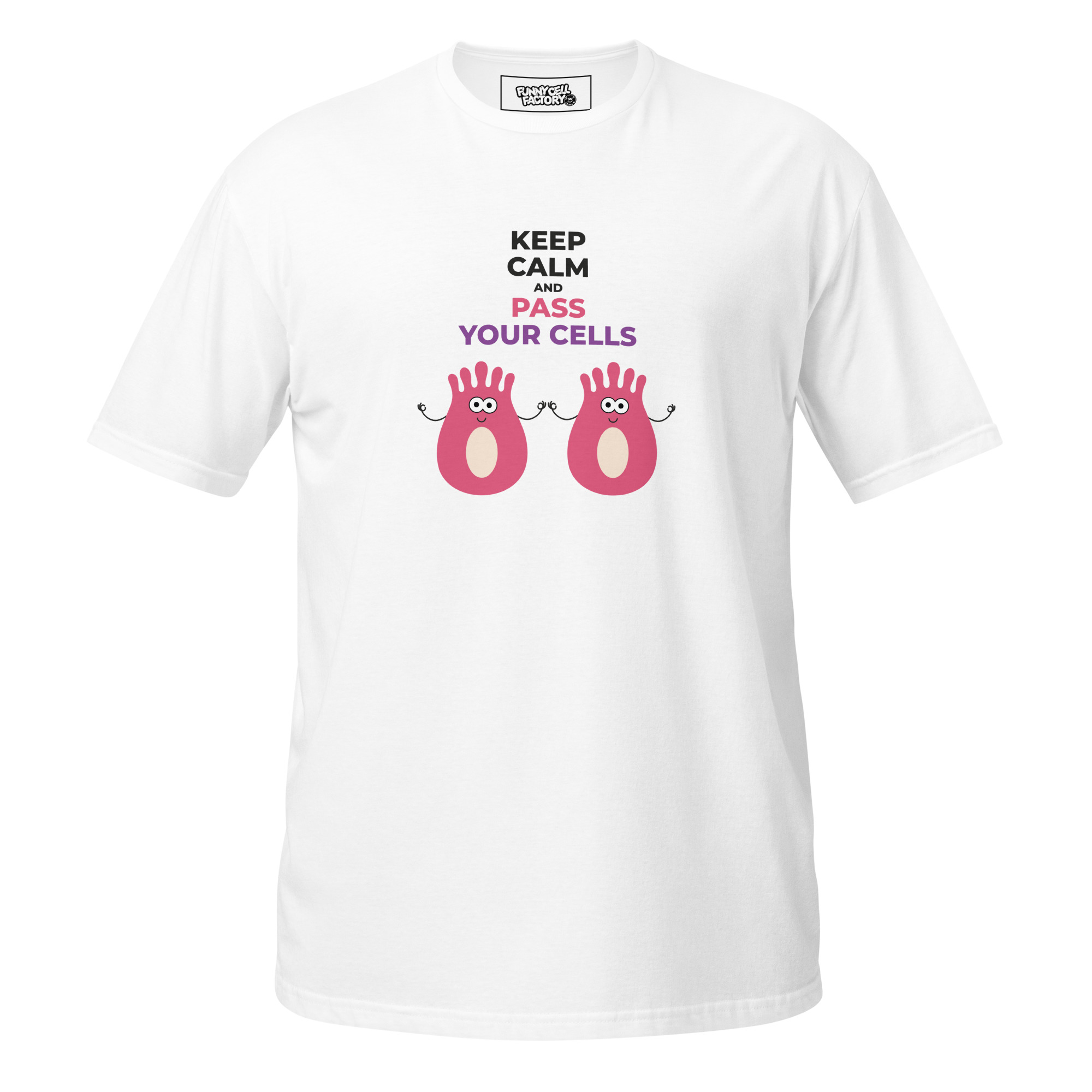 Keep calm & pass your cells – T-shirt - Imagen 6