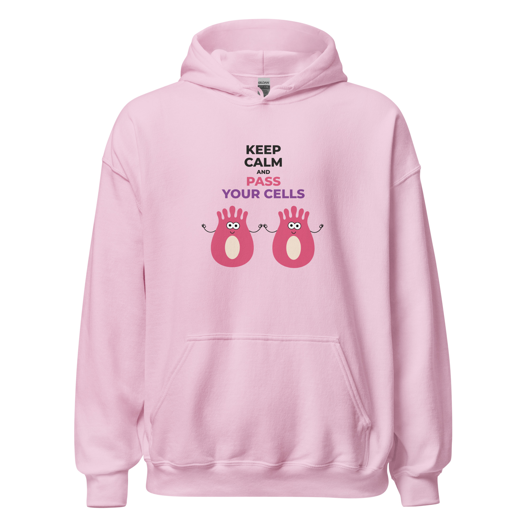 Keep calm and pass your cells - Hoodie - Image 3