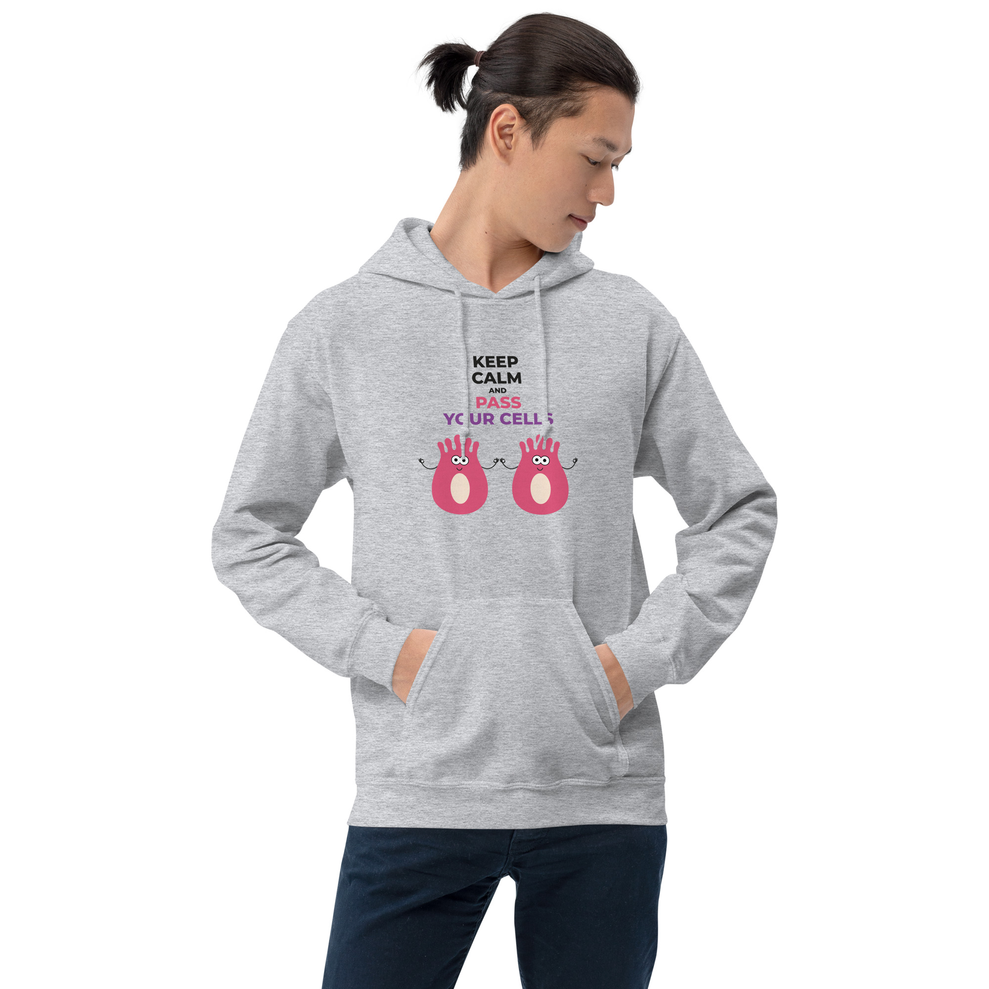 Keep calm and pass your cells - Hoodie - Image 4