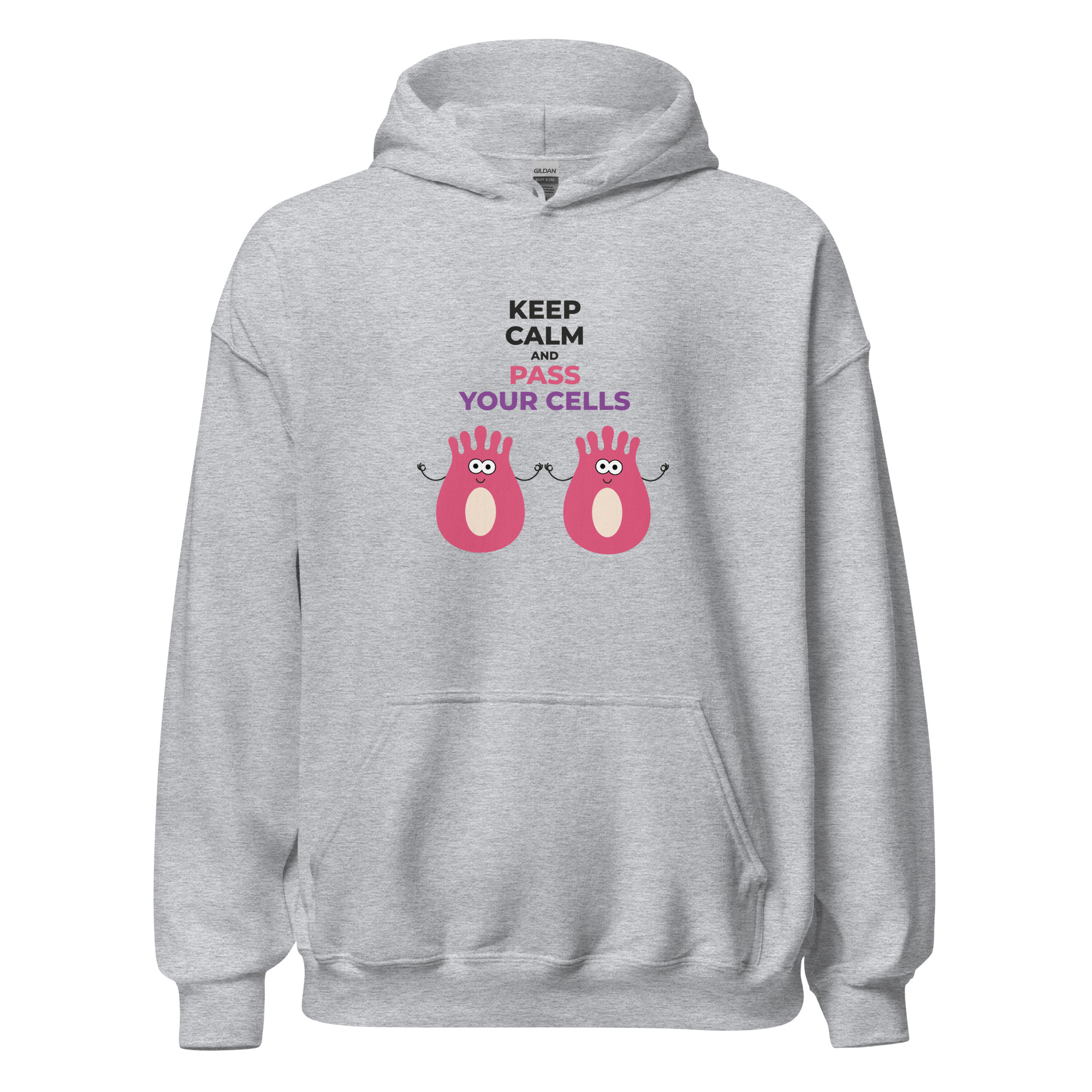 Keep calm and pass your cells - Hoodie - Image 2