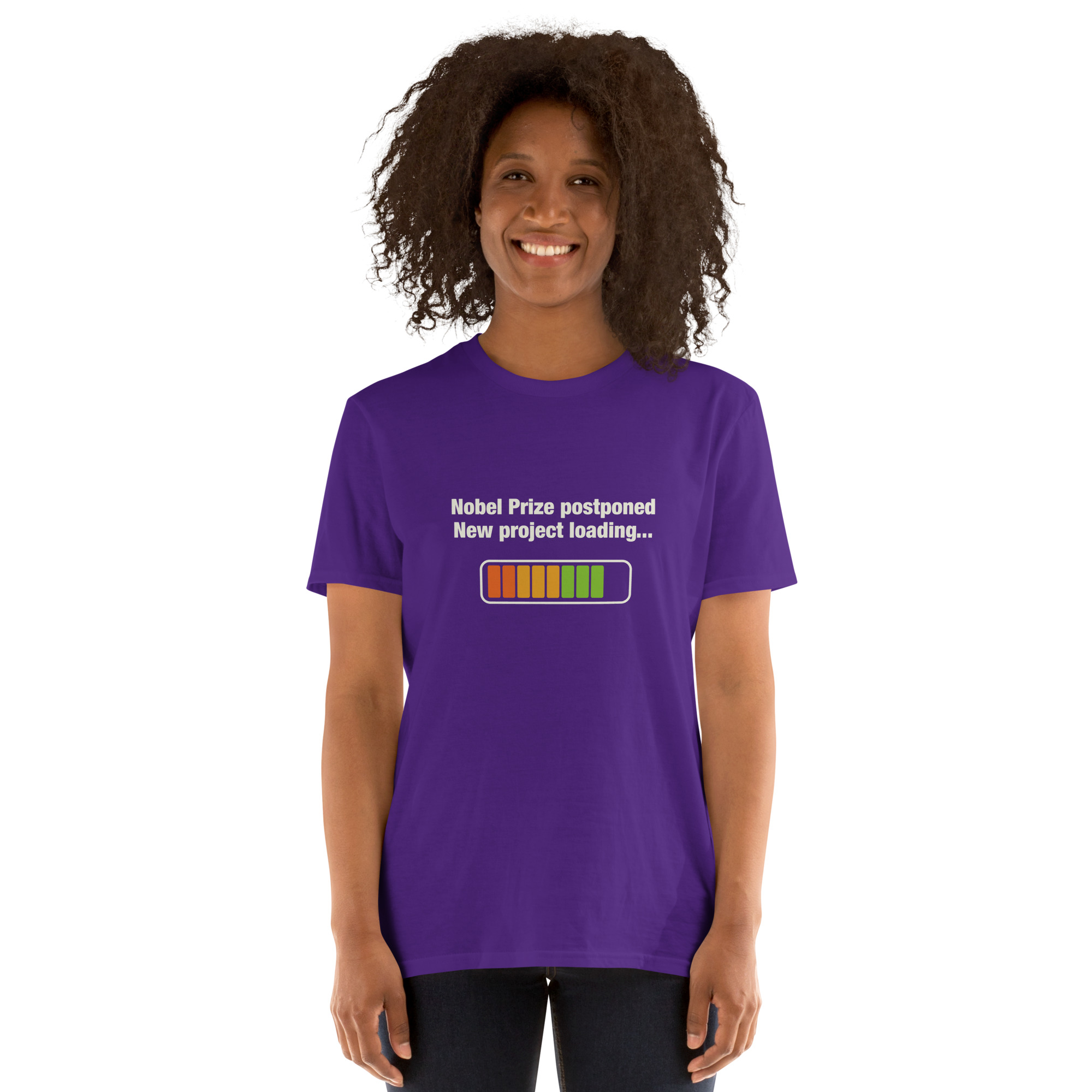 Nobel Prize postponed, new project loading- T-Shirt - Imagen 3