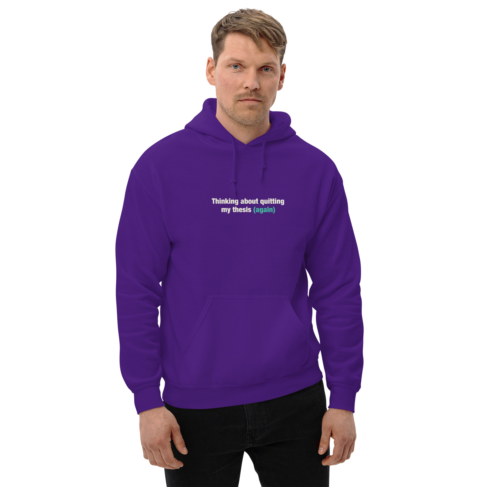 Thinking about quitting my thesis (again) - Hoodie - Image 5