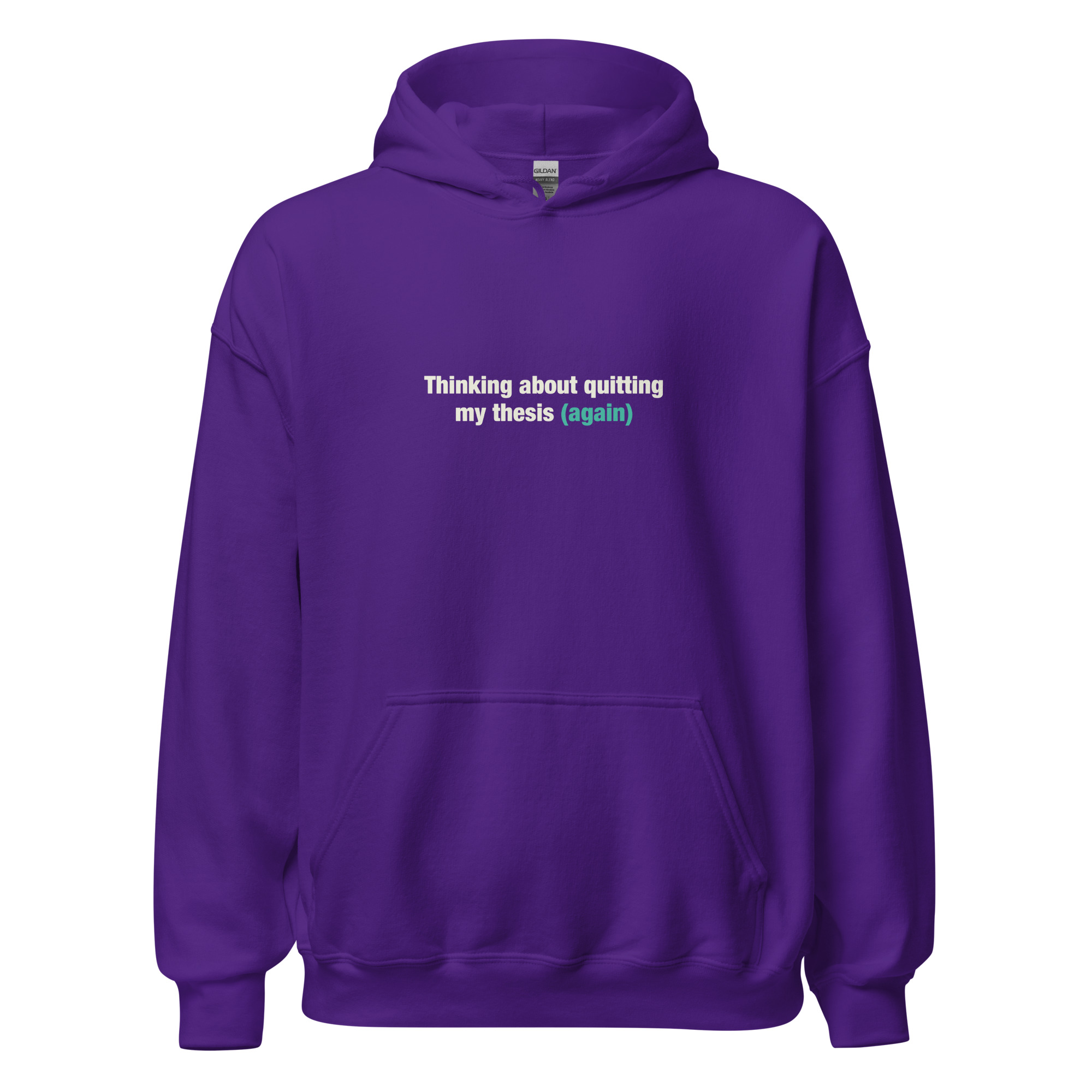 Thinking about quitting my thesis (again) - Hoodie - Image 2